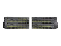 Cisco Catalyst 2960XR-48LPS-I - Switch - L3 - Administrerad - 48 x 10/100/1000 (PoE+) + 4 x Gigabit SFP - skrivbordsmodell, rackmonterbar - PoE+ (370 W) WS-C2960XR-48LPS-I