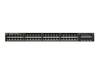 Cisco Catalyst 3650-48PS-L - Switch - Administrerad - 48 x 10/100/1000 (PoE+) + 4 x SFP - skrivbordsmodell, rackmonterbar - PoE+ (390 W) WS-C3650-48PS-L