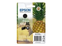 Epson 604XL Singlepack - 8.9 ml - XL - svart - original - blister med RF-larm/akustiskt larm - bläckpatron - för Expression Home XP-2200, 2205, 3200, 3205, 4200, 4205; WorkForce WF-2910, 2930, 2935, 2950 C13T10H14020