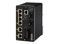 Cisco Industrial Ethernet 2000 Series - Switch - Administrerad - 4 x 10/100 + 2 x Gigabit SFP - DIN-skenmonterbar IE-2000-4TS-G-B
