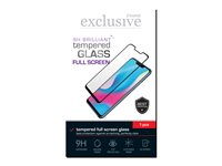 Insmat Exclusive Brilliant - Skärmskydd för mobiltelefon - helskärm - 2.5D - glas - klar - för Samsung Galaxy S21 FE 5G 861-1336