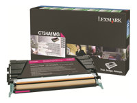 Lexmark - Magenta - original - tonerkassett LCCP, LRP - för Lexmark C734, C736, X734, X736, X738 C734A1MG