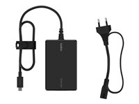 Belkin Connect USB-C Core - Strömadapter - GaN-teknik - 100 Watt - PD (24 pin USB-C) - svart INC016VFBK