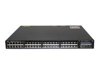 Cisco Catalyst 3650-48FS-L - Switch - Administrerad - 48 x 10/100/1000 (PoE+) + 4 x SFP - skrivbordsmodell, rackmonterbar - PoE+ (775 W) WS-C3650-48FS-L