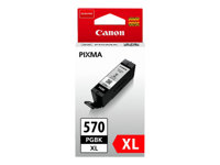 Canon PGI-570PGBK XL - 22 ml - Lång livslängd - svart - original - bläcktank - för PIXMA MG5751, MG5752, MG5753, MG6851, MG6852, MG6853, MG7750, MG7751, MG7752, MG7753 0318C001