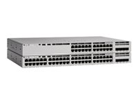 Cisco Catalyst 9200 - Network Advantage - switch - L3 - smart - 48 x 10/100/1000 (PoE+) - rackmonterbar - PoE+ C9200-48P-A