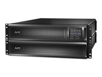 APC Smart-UPS X 3000 Rack/Tower LCD - UPS - AC 208/220/230/240 V - 2.7 kW - 3000 VA - RS-232, USB - utgångskontakter: 9 - 2U - svart - för P/N: AR4018SPX432, AR4024SP, AR4024SPX429, AR4024SPX431, AR4024SPX432, NBWL0356A SMX3000RMHV2U