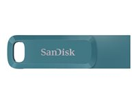 SanDisk Ultra Dual Drive Go - USB flash-enhet - 256 GB - USB 3.2 Gen 1 / USB-C - navagio bay SDDDC3-256G-G46NBB