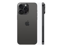 Apple iPhone 15 Pro Max - 5G smartphone - dual-SIM / Internal Memory 256 GB - OLED-skärm - 6.7" - 2796 x 1290 pixels (120 Hz) - 3 st. bakre kameror 48 MP, 12 MP, 12 MP - front camera 12 MP - svart titan MU773QN/A
