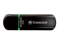 Transcend JetFlash 600 - USB flash-enhet - 8 GB - USB 2.0 - blå TS8GJF600