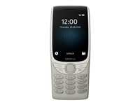 Nokia 8210 4G - 4G funktionstelefon - dual-SIM - RAM 48 MB / Internal Memory 128 MB - microSD slot - 320 x 240 pixlar - rear camera 0,3 MP - sand 16LIBG01A01