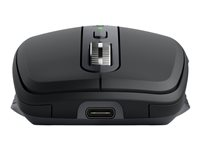 Logitech MX Anywhere 3S - Mus - optisk - 6 knappar - trådlös - Bluetooth - grafit 910-006929