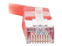 C2G Cat5e Booted Shielded (STP) Network Patch Cable - Patch-kabel - RJ-45 (hane) till RJ-45 (hane) - 10 m - STP - CAT 5e - formpressad - röd 83800