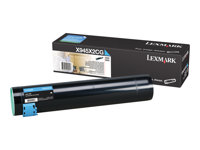 Lexmark - Lång livslängd - cyan - original - tonerkassett LCCP - för Lexmark X940e, X940e Page Plus Solution, X945e, X945e Page Plus Solution X945X2CG