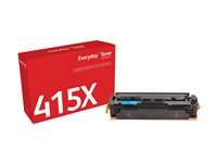 Everyday - Hög kapacitet - cyan - kompatibel - tonerkassett (alternativ för: HP 415X, HP W2031X) - för HP Color LaserJet Enterprise MFP M480; LaserJet Managed E45028 006R04189