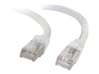 C2G Cat5e Non-Booted Shielded (STP) Network Patch Cable - Patch-kabel - RJ-45 (hane) till RJ-45 (hane) - 20 m - STP - CAT 5e - formpressad - vit 83888