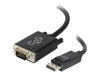 C2G DisplayPort Male to VGA Male Adapter Cable - DisplayPort-kabel - DisplayPort (hane) till HD-15 (VGA) (hane) - 3 m - svart 84333