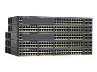 Cisco Catalyst 2960X-48TS-LL - Switch - Administrerad - 48 x 10/100/1000 + 2 x Gigabit SFP - skrivbordsmodell, rackmonterbar WS-C2960X-48TS-LL