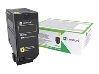 Lexmark - Gul - original - tonerkassett LCCP, Lexmark Corporate - för Lexmark CS720de, CS720dte, CS725de, CS725dte, CX725de, CX725dhe, CX725dthe 74C2SYE