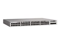 Cisco Catalyst 9200 - Network Advantage - switch - L3 - smart - 40 x 10/100/1000 (PoE+) + 8 x 100/1000/2.5G/5G/10GBase-T - rackmonterbar - PoE+ (740 W) C9200-48PXG-A