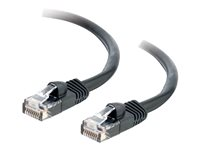 C2G Cat5e Booted Unshielded (UTP) Network Patch Cable - Patch-kabel - RJ-45 (hane) till RJ-45 (hane) - 5 m - UTP - CAT 5e - formpressad, hakfri, tvinnad - svart 83185