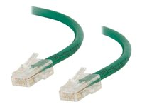 C2G Cat5e Non-Booted Unshielded (UTP) Network Patch Cable - Patch-kabel - RJ-45 (hane) till RJ-45 (hane) - 1 m - UTP - CAT 5e - tvinnad, enhetsstart - grön 83061