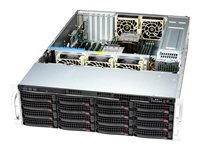 Supermicro Storage SuperServer 631E-E1CR16H - kan monteras i rack - AI Ready - ingen CPU - 0 GB - ingen HDD SSG-631E-E1CR16H