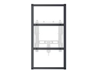 Multibrackets M Extender Kit Push SD - Monteringskomponent (förlängningsfäste) - för LCD-display - stål - svart - skärmstorlek: 40"-70" - monteringsgränssnitt: 1200 x 600 mm - väggmonterbar 7350073736522