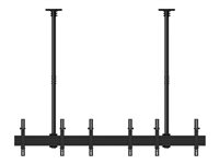 Multibrackets M Menu Board Mount Pro MBC3X1U - Konsol - aluminium, stål - svart - skärmstorlek: 40"-65" - takmonterbar 7350073733941