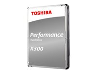 Toshiba X300 Performance - Hårddisk - 4 TB - inbyggd - 3.5" - SATA 6Gb/s - 7200 rpm - buffert: 128 MB HDWE140UZSVA