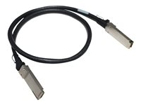 HPE Copper Cable - 100GBase direktkopplingskabel - QSFP28 (hane) till QSFP28 (hane) - 5 m - SFF-8665 - för Arista 7060; Cisco ONE Nexus 3232; FlexFabric 5950 32QSFP28; QFX Series QFX10002, QFX5200 845408-B21