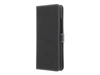 Insmat Exclusive Flip Case - Vikbart fodral för mobiltelefon - genuint läder, polyuretan, polykarbonat - för OnePlus 7T 650-2820