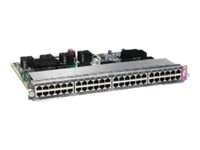 Cisco Catalyst 4500E Series Line Card - Switch - 48 x 10/100/1000 - insticksmodul - för Catalyst 4507R-E, 4507R-E Data Bundle, 4507R-E PoE Bundle, 4510R-E WS-X4748-RJ45-E=