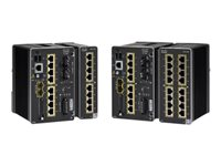 Cisco Catalyst IE3400 Rugged Series - Network Advantage - switch - Administrerad - 8 x 10/100/1000 + 2 x Gigabit SFP - DIN-skenmonterbar - DC power IE-3400-8T2S-A