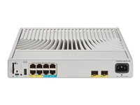 Cisco Catalyst 9200CX - Network Advantage - switch - kompakt - L3 - Administrerad - 4 x 10/100/1000 (UPOE) + 4 x 100/1000/2.5/5/10G (UPOE) + 2 x 10 Gigabit SFP+ (upplänk) - rackmonterbar - UPOE (240 W) C9200CX-8UXG-2X-A