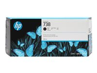 HP 738 - 300 ml - svart - original - DesignJet - bläckpatron - för DesignJet T950 498N8A