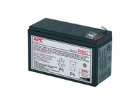 APC Replacement Battery Cartridge #106 - UPS-batteri - 1 x batteri - Bly-syra - svart - för P/N: BE400-CP, BE400-IT, BE400-KR, BE400-RS, BE400-SP, BE400-UK, BGE90M, BGE90M-CA APCRBC106