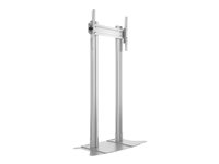 Multibrackets M Display Stand 210 Dual Pillar - Ställ - för platt panel - aluminium - silver - skärmstorlek: 70"-110" - monteringsgränssnitt: upp till 800 x 600 mm - golvstående 7350073732562