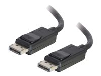 C2G 35ft DisplayPort Cable with Latches - M/M - DisplayPort-kabel - DisplayPort (hane) till DisplayPort (hane) - 10.66 m - sprintlåsning - svart 54405