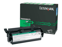 Lexmark - Lång livslängd - svart - original - tonerkassett - för Lexmark T650dn, T650dtn, T650n, T652dn, T652dtn, T652n, T654dn, T654dtn, T654n T650H80G