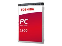 Toshiba L200 Laptop PC - Hårddisk - 1 TB - inbyggd - 2.5" - SATA 6Gb/s - 5400 rpm - buffert: 8 MB HDWJ110UZSVA