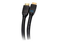 C2G 50ft 1080p HDMI Cable - In-Wall CMG (FT4) Rated - Performance Series - Standard - HDMI-kabel - HDMI hane till HDMI hane - 15.2 m - svart - 1080p stöd 60 Hz C2G10389