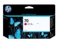 HP 70 - 130 ml - magenta - original - DesignJet - bläckpatron - för DesignJet HD Pro MFP, T120, Z2100, Z3100, Z3100ps, Z3200, Z3200ps, Z5200, Z5400 C9453A