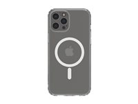Belkin SheerForce Magnetic Anti-Microbial - Baksidesskydd för mobiltelefon - MagSafe-kompatibilitet - klar - tunn, lätt - för Apple iPhone 12 Pro Max MSA003BTCL