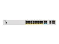 Cisco Business 350 Series CBS350-24MGP-4X - Switch - L3 - Administrerad - 20 x 10/100/1000 (PoE+) + 4 x 2.5GBase-T (PoE+) + 2 x combo 10 Gigabit SFP+/RJ-45 + 2 x 10 Gigabit SFP+ - rackmonterbar - PoE+ (375 W) CBS350-24MGP-4X-EU