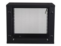 APC NetShelter WX AR109 - Skåp - väggmontering - svart - 9U - 19" - för P/N: ACF600, AR8213, NBWL0355A, NBWL0356A AR109