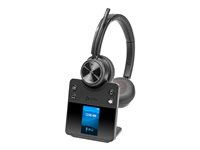 Poly Savi 7420 OFFICE - Savi 7400 series - headset - på örat - DECT / Bluetooth - trådlös - svart 8L560AA#ABB