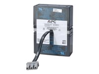 APC Replacement Battery Cartridge #33 - UPS-batteri - 1 x batteri - Bly-syra - träkol - för P/N: BR1100CI, BR1100CI-IN, BR650CI, BR650CI-RS, BT1500, BT1500BP, SC1000ICH, SN1000 RBC33