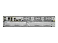 Cisco Integrated Services Router 4351 - Voice Security Bundle - router 1GbE - WAN-portar: 3 - rackmonterbar ISR4351-VSEC/K9