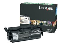 Lexmark - Lång livslängd - svart - original - tonerkassett LCCP, LRP - för Lexmark T650dn, T650dtn, T650n, T652dn, T652dtn, T652n, T654dn, T654dtn, T654n, T656dne T650H11E